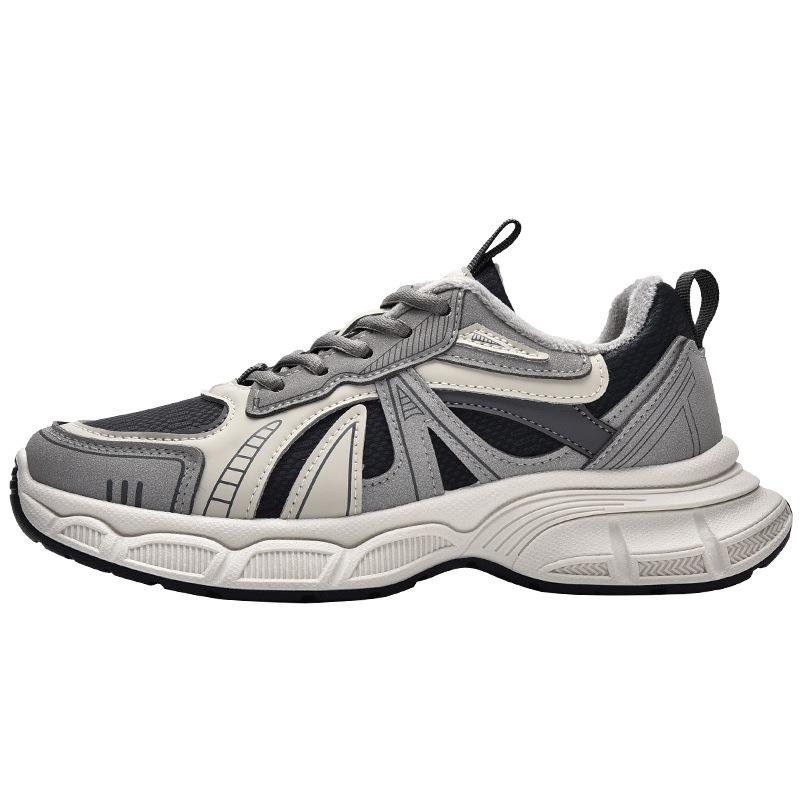Winter new thick-soled velvet dad shoes design casual shoes 31401