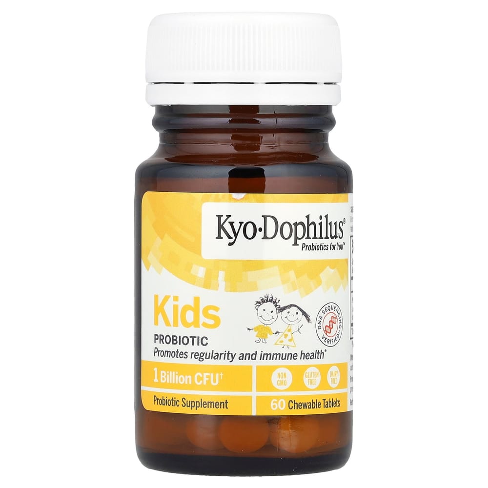 Kyolic Children's Probiotic Vanilla Chewable Tablets, 60 Count