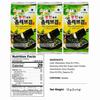 TAEKYUNG Alga Condita all'Olio d'Oliva 3 confezioni per sacchetto