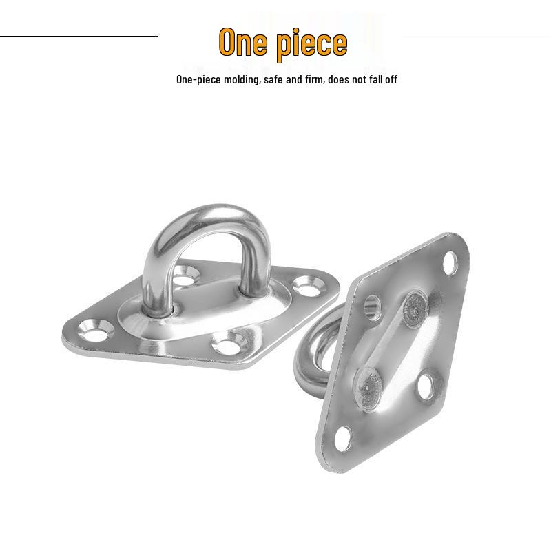 Stainless Steel Ceiling & Wall Hook for Fans, Sandbags, Lights, & Rings