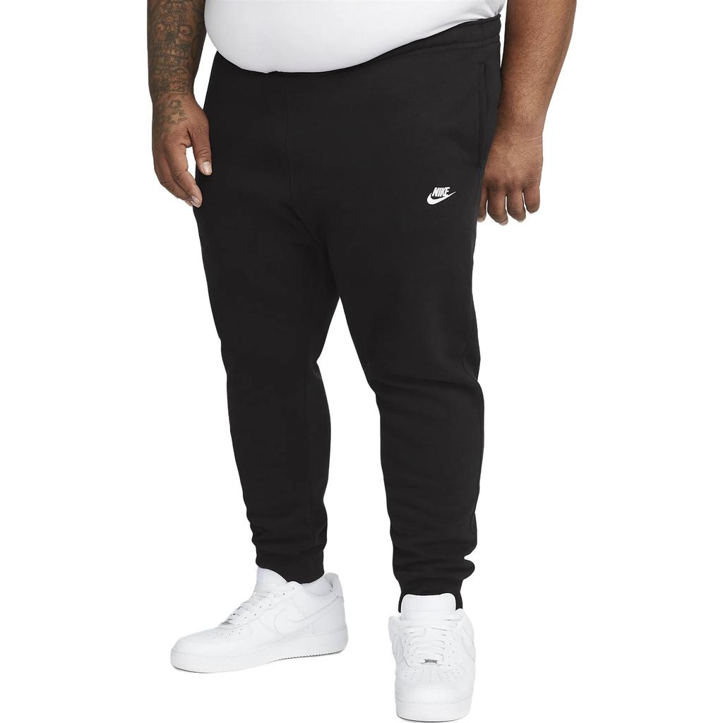 Nike Sportswear Club Fleece Joggers Black/Black/White Men Streetwear BV2671-010