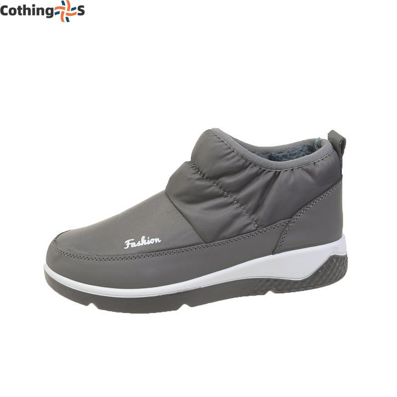Waterproof Thickened Cashmere Fashion Cotton Shoes Ladies Snow Boots