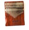 MIYINGE Solid Wood New Model Thumb Instrument Solid Red Kalimba, 17-Note Kalimba, 17-Key Kalimba, Girls' Instrument, Children's Kalimba, Harp,