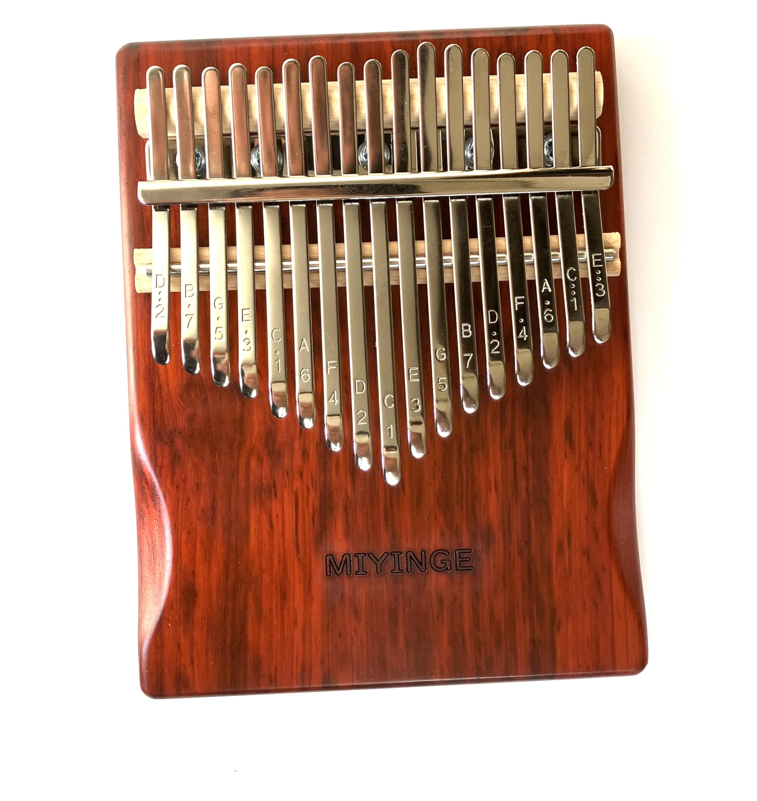 

MIYINGE Solid Wood New Model Thumb Instrument Solid Red Kalimba, 17-Note Kalimba, 17-Key Kalimba, Girls Instrument, Children s Kalimba, Harp,