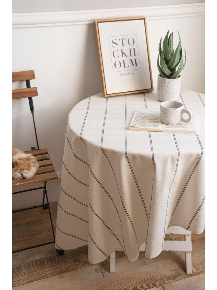 Tablecloth American Table Cloth Coffee Table Cloth Round Tablecloth Round Adhesive Table Cover for Small Round Tables, Dining Room