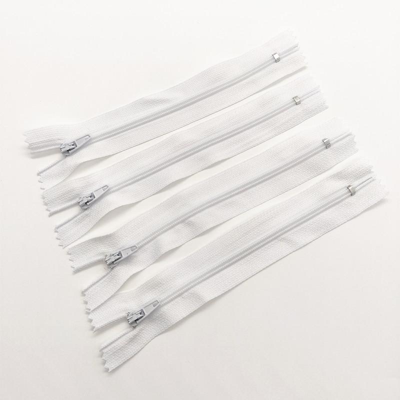 10Pcs  3# 7.5Cm-60Cm (3-24 Inches) Closed Nylon Coil Zipper  Suitable For Clothes 20 Colors Zippers For Sewing