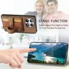 For Xiaomi 15T Case Wristband Kickstand PU Leather Retro Back Cover Card Holder