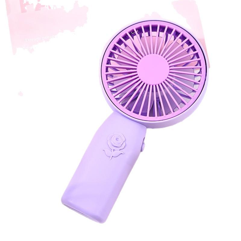Portable USB Cartoon Handheld Mini Fan - Multifunctional Electric Fan, Ideal for DIY Small Gifts