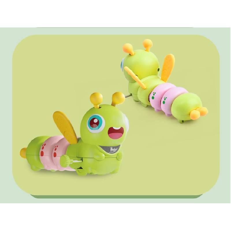 Colorful Baby Bee Winding Toy For Infants With Fun Stretching Caterpillar Design