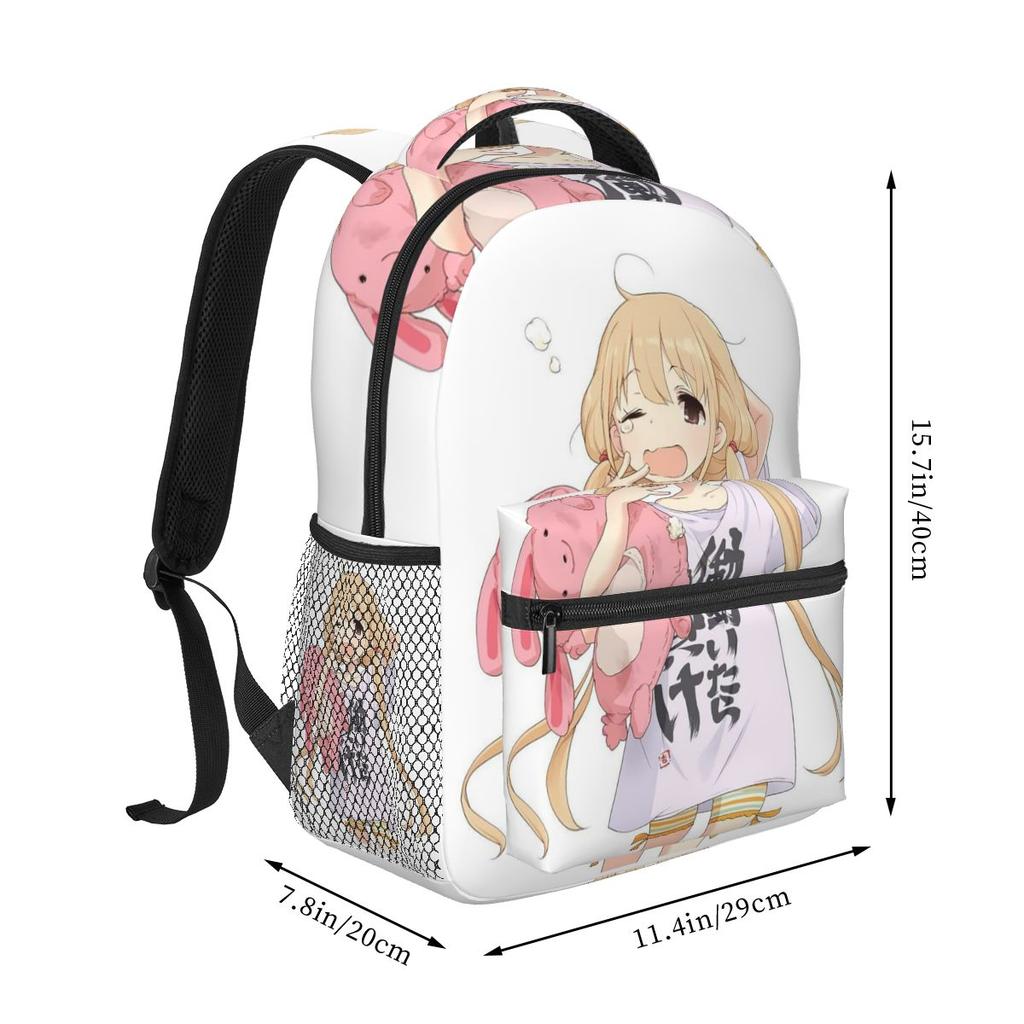 If You Work You Lose Anzu Futaba Version The Idolm Ster Cinderella Girls Backpacks Bookbag School Bags Rucksack Shoulder Bag