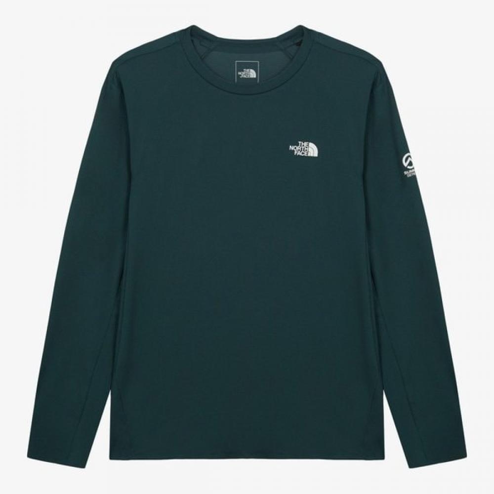 The North Face Men S Merapeak Long Sleeve Tee Pine PINE/095
