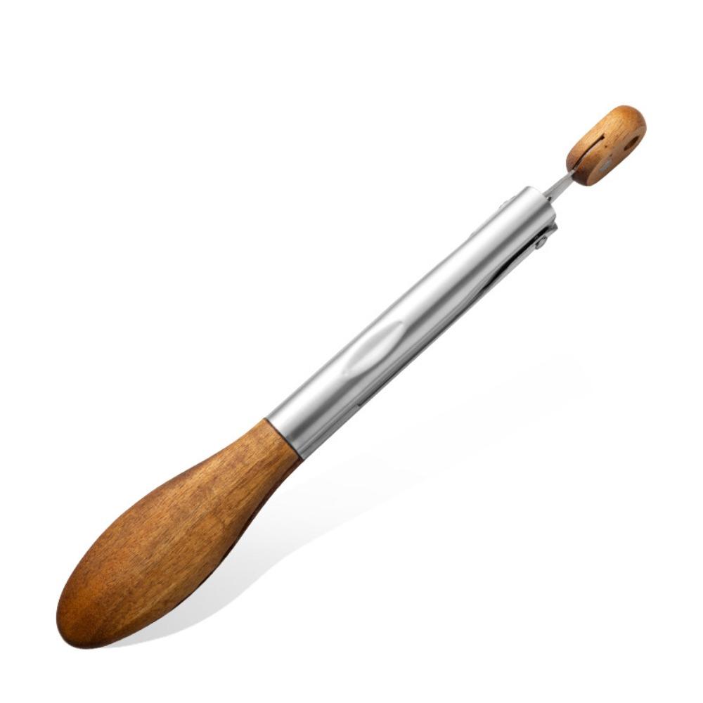 Wooden Tips Food Salad Tongs Long Handle Barbecue Tongs New Kitchen Cooking Tongs Grilling
