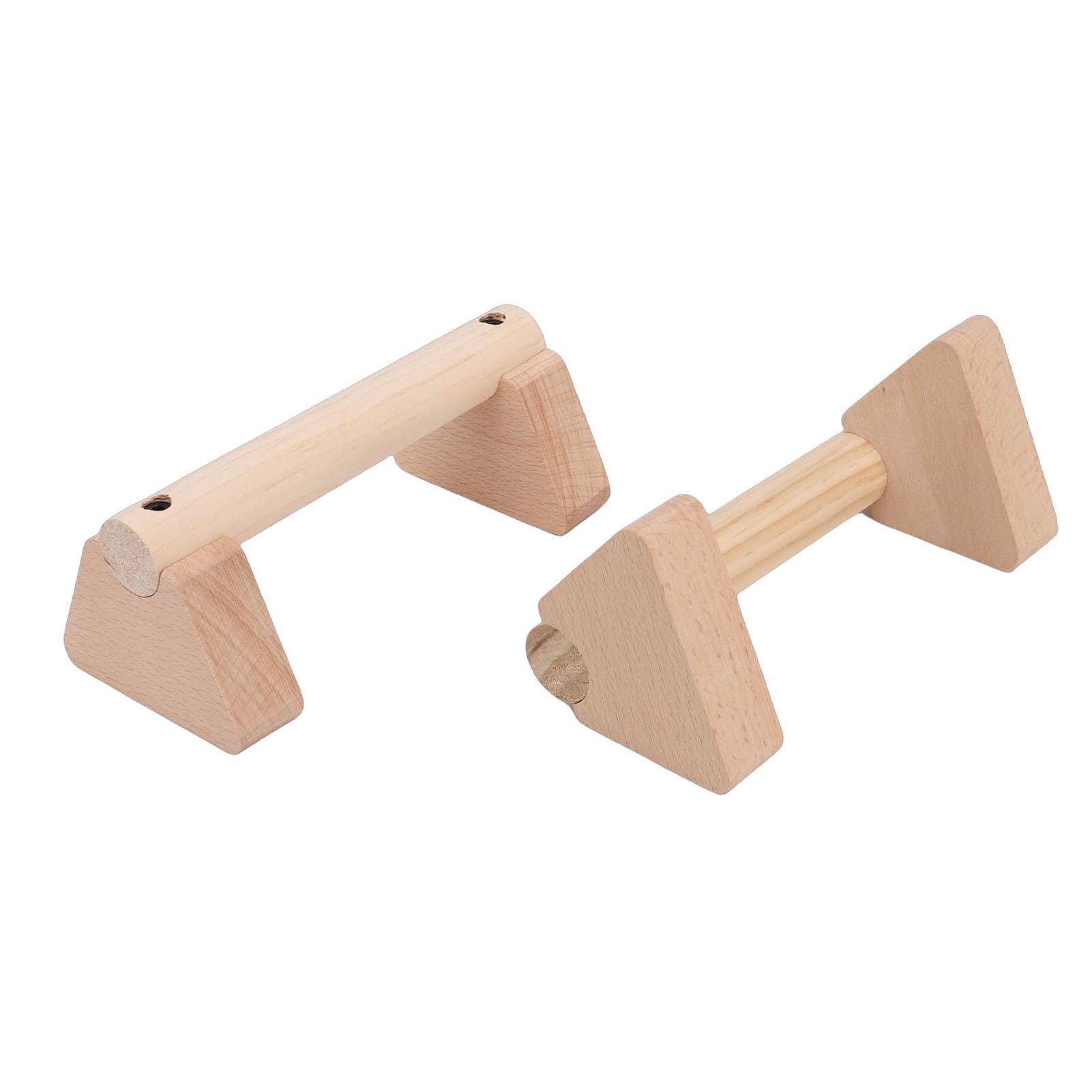 2 шт. Деревянные стойки для отжиманий из бука, деревянная балансировочная балка, тренажер для домашнего использования