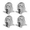 4pcs Industrial Casters Set Heavy Duty Caster Wheels Transparent Rolling Casters Accessory