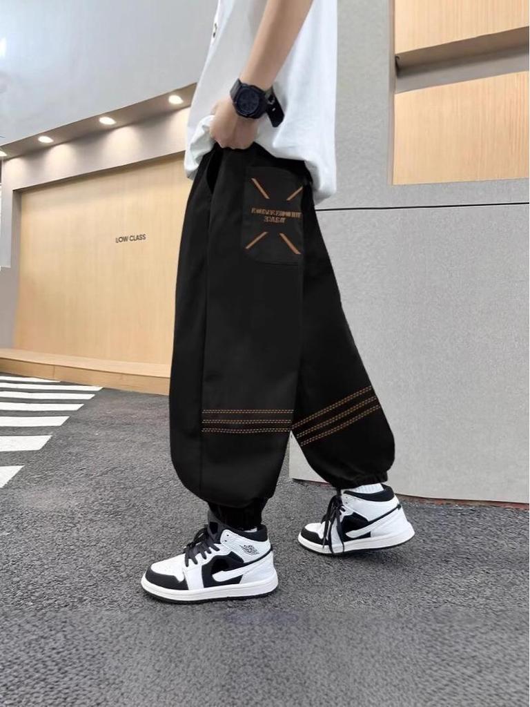 Boys' Fleece-lined Casual Sweatpants - 2025 New Spring/Autumn Style