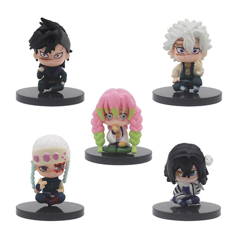 Figure Demon Slayer Figurine Doll Tanjirou Agatsuma Zenitsu Inosuke Hashibira