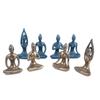 1pc Creative Meditation Yoga Pose Statue Figurine Ornaments Yoga Figure Decor Ornament Home Studio Decor