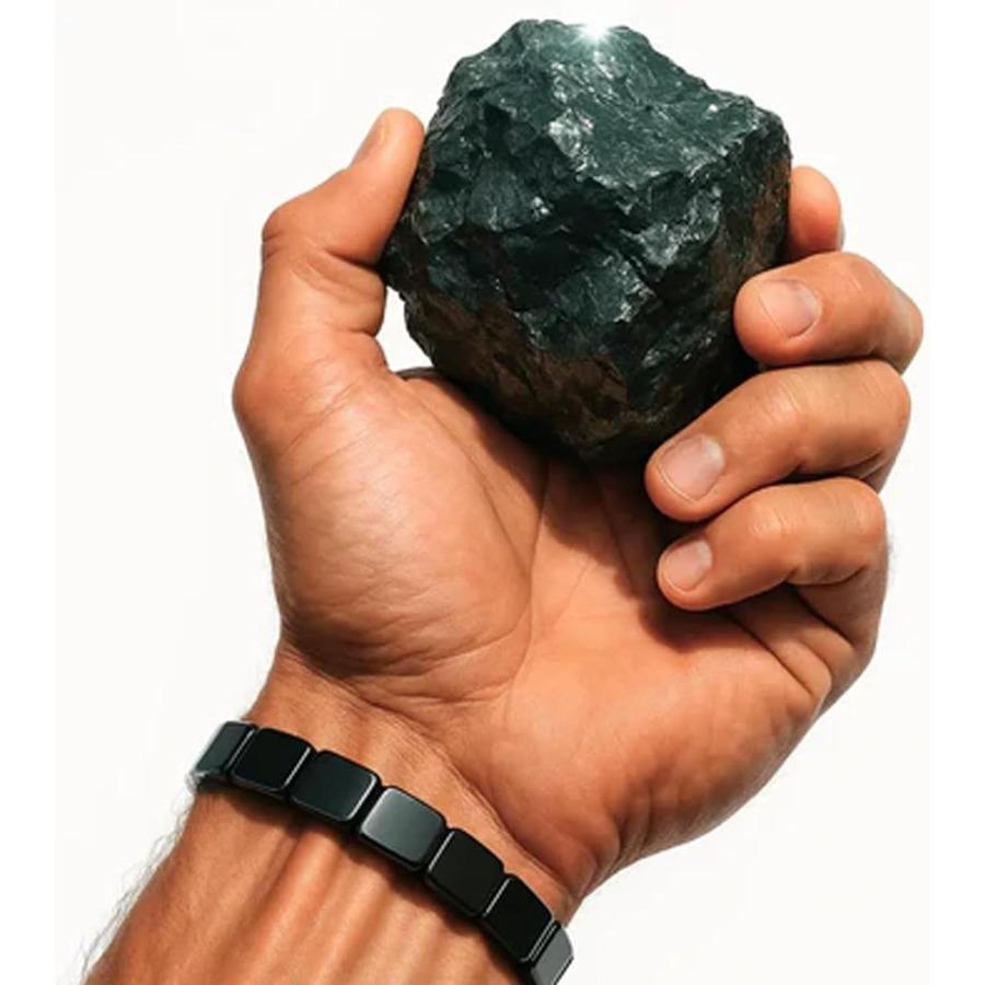 1/ 2pcs Hematite Bracelet for Men, Reclaim Your Edge & Confidence Natural Hematite Stone Beaded Stretch Bracelets Inspirational Gift Jewelry