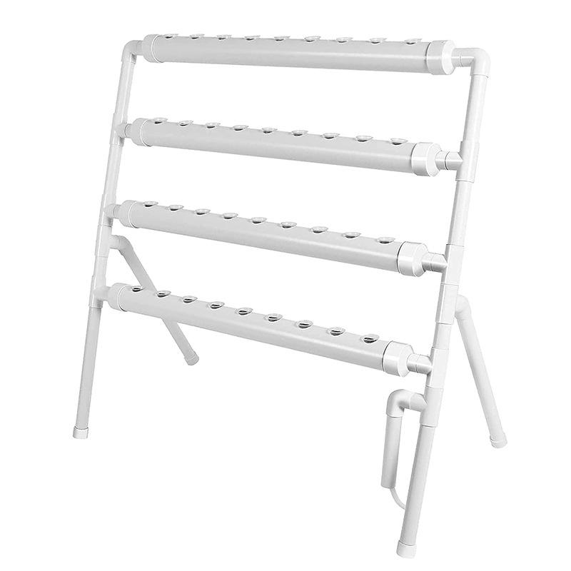 Vertical Hydroponic Flower Stand, Planting Machine, Vegetable, Balcony Pipe, Soilless Cultivation, 3D
