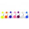7Pcs/Set Glow In The Dark Belly Button Navel Bar Rings Body Piercing Jewelry