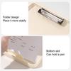 Multi-Function Exam Folder with Clip Document Organizer Transparent Waterproof Writing Board Portable File Folder for Students Teachers Professionals