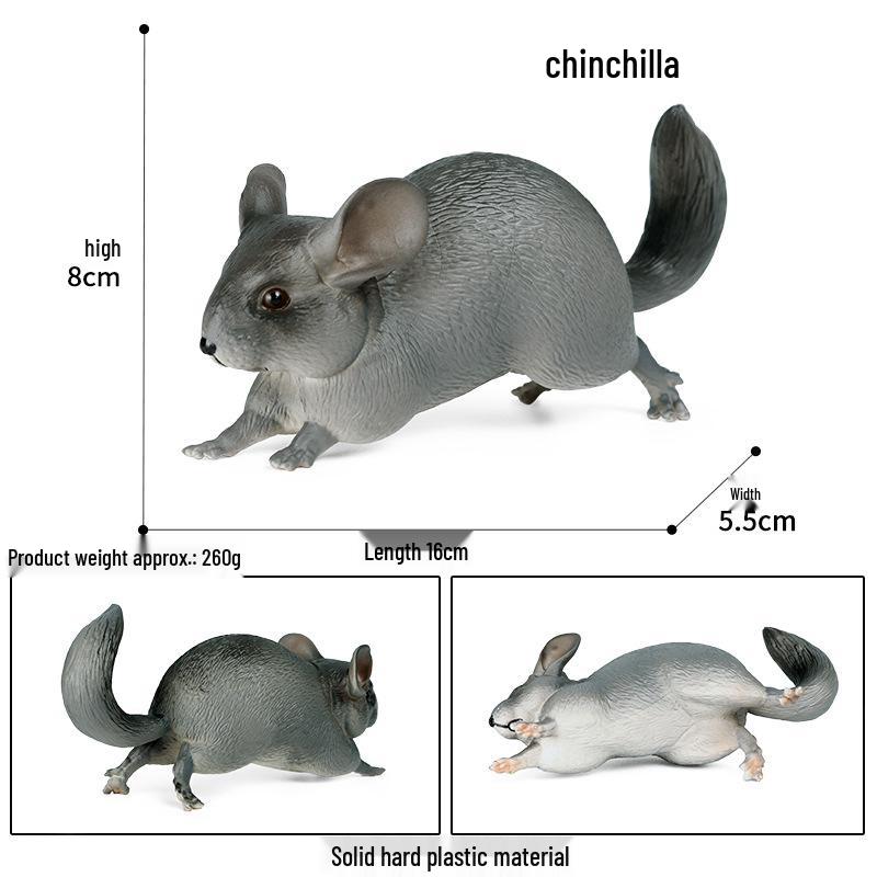 Simulation Animal Model Toys - Mouse, Marmot, Flying Squirrel, Naked Mole Rat, Squirrel, Weasel, Golden Hamster Ornaments