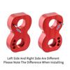 8-shaped Bicycle Parts Extension Seat Half Car Load Universal V Brake Converter Adapter Black/Red Durable V Brake Extender