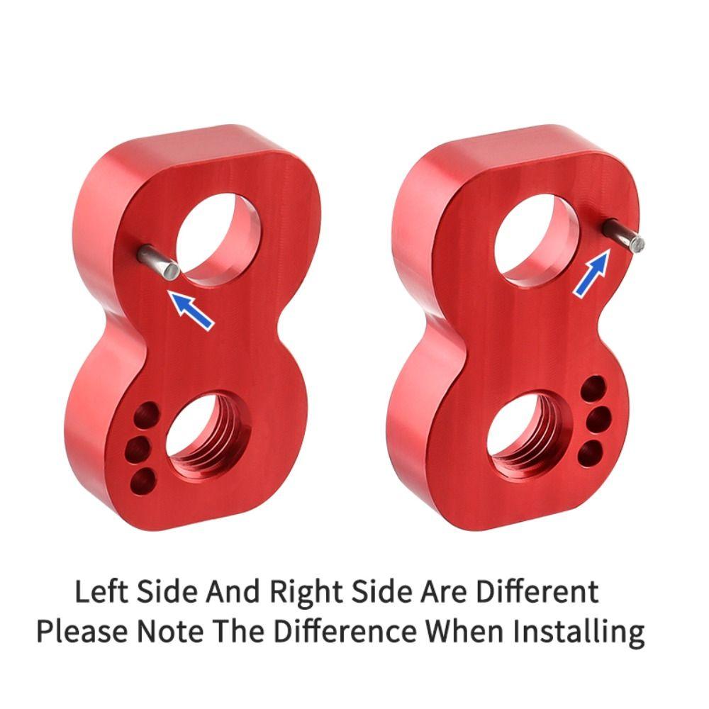 8-shaped Bicycle Parts Extension Seat Half Car Load Universal V Brake Converter Adapter Black/Red Durable V Brake Extender