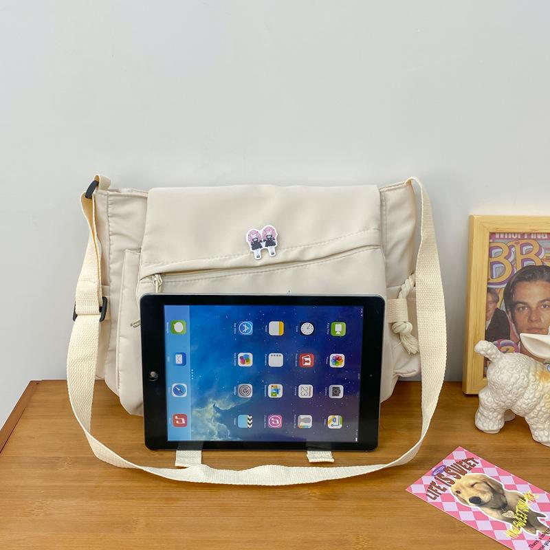 Japanese Harajuku Crossbody Bags For Women High School Girls Messenger Bag Patchwork Handbags School Book Bag Shoulder Bag Bolso