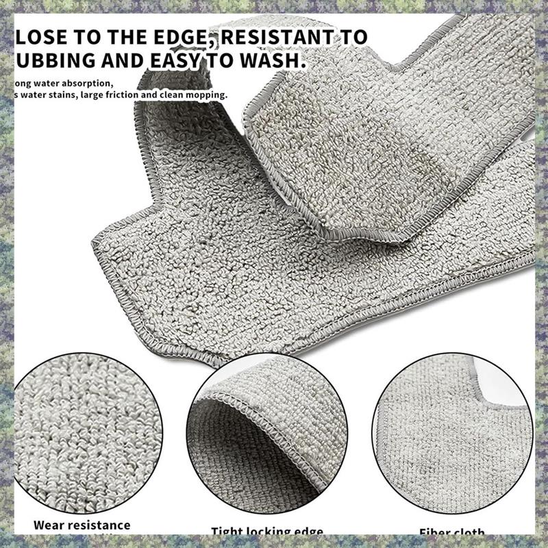 WON 16 Pack Cleaning Pads For Ecovacs Winbot W1/W1 Pro, Microfiber Cleaning Cloths Spare Parts