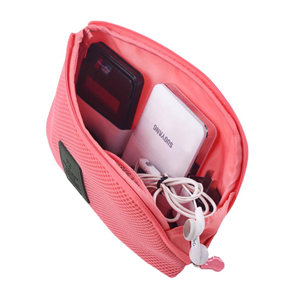 Shockproof Outdoor Travel Organizer Polyester Cable Holder Electronic Accessories Storage Case Camping Hiking  Bag