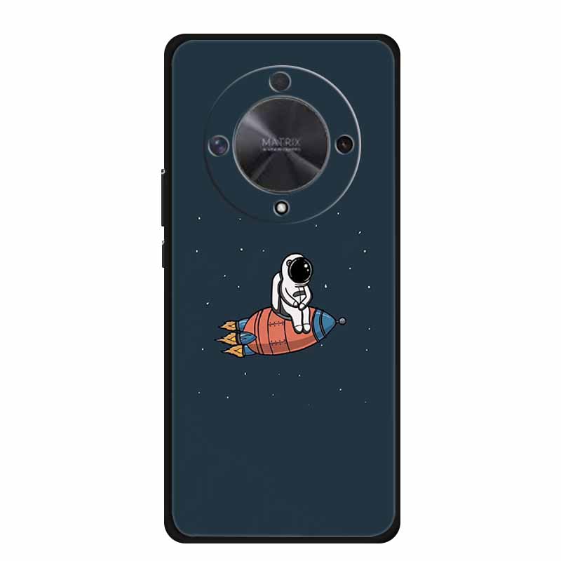 Gift Phone Cases for Honor X9a TPU Soft Silicone Back Cover for Huawei Honor X9 X 9A Funda Honor X9b X 9 a b Coque Spaceman Moon