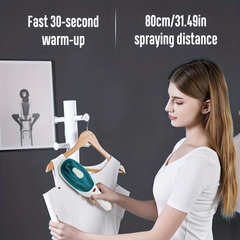 Handheld Portable Fabric Steamer Handheld Garment Steamer Brush Fast-Heat Portable Steamer for Clothes