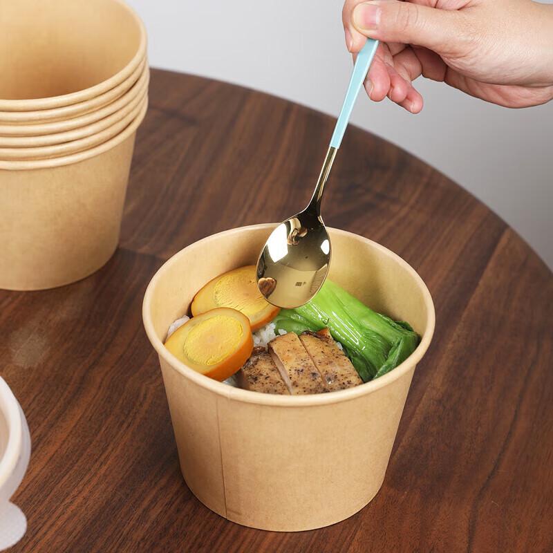 Disposable Bamboo Fiber Paper Bowls