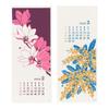 Midori 2026 Wall Echizen Washi Floral 31387006 Calendar, Paper, Large, Pattern,
