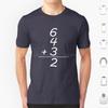 Baseball 6 4 3 2 White T Shirt Cotton Men Women DIY Print Sports Baseball 6 4 3 2 Baseball Math Baseball Fans Aaron Judge