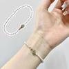 Money Flower Rice Grain Little Pearl Bracelet For Women Girls Light Luxury Bracelet Korean Style Temperament Hand Rope Gifts