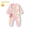 Balabala Winter Half-Velvet Baby Bodysuit Jumpsuit