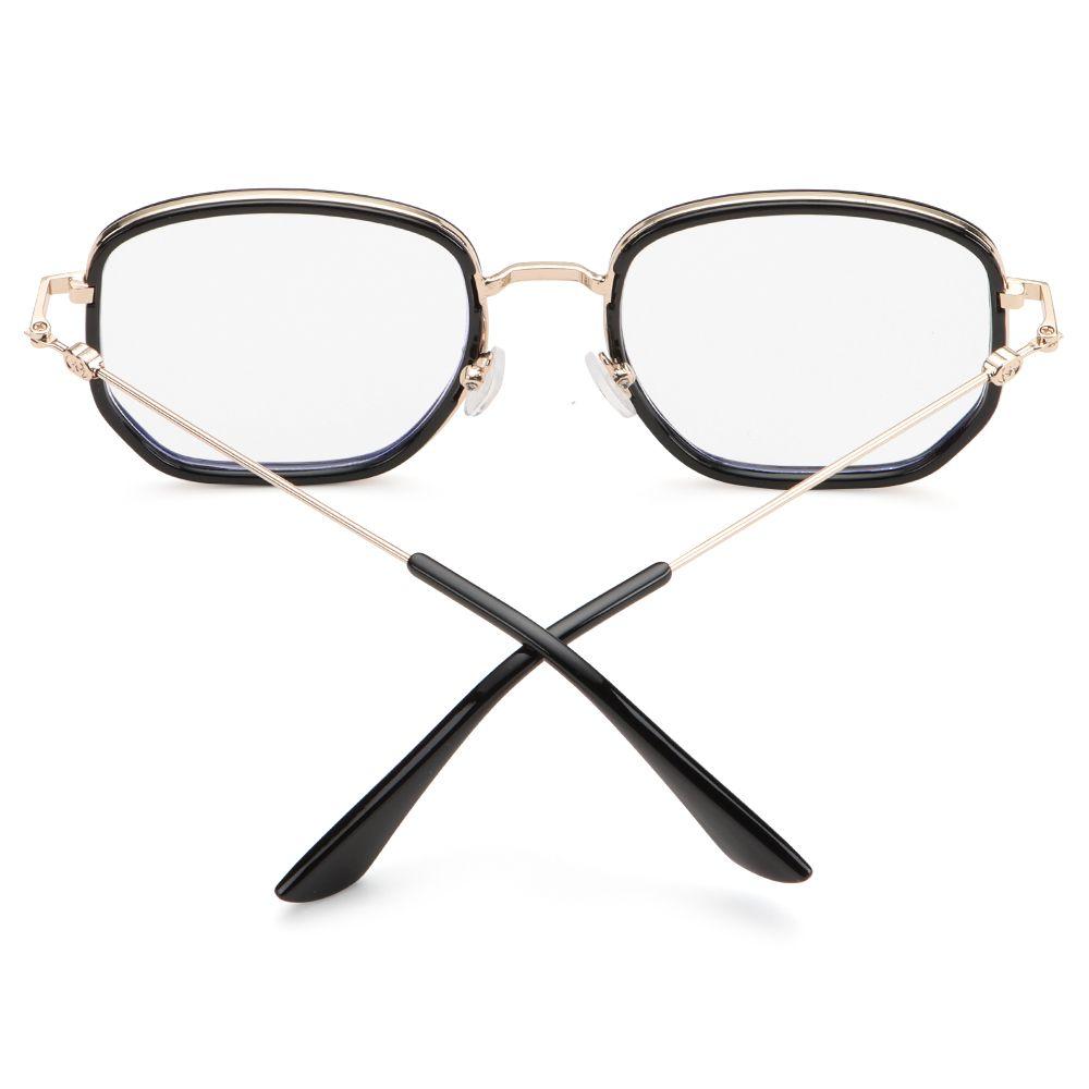 Style Metal Frame Eyeglasses Computer Goggles Anti-radiation Anti Blue Light Glasses Office Glasses