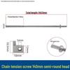 Electric Chainsaw Tensioning Screw Rod for 5016/6018 Guide Bar Adjustment