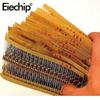 860pcs/lot Carbon Film Resistor 1/4W 5% Resistors Kit Set 43values*20pcs Resistance 1R - 1M Ohm 0.25W Resistor Pack
