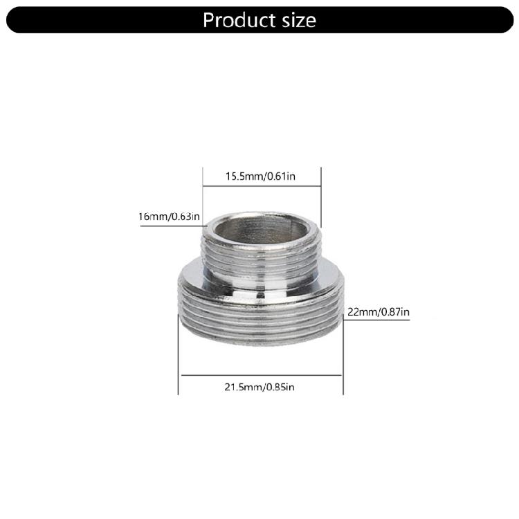 20 Pieces Tap Adapter Set Multipurpose Water Tap Connectors Thread Adapter for Kitchen Faucets and Garden Hose Use