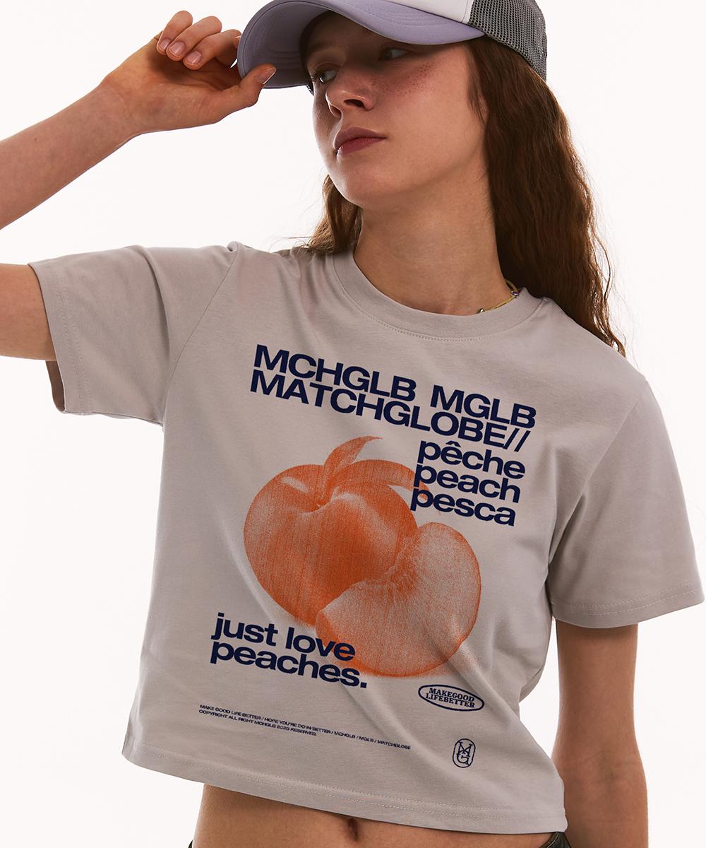 Match Glove Peach Crop Top (Beige) Beige/Free
