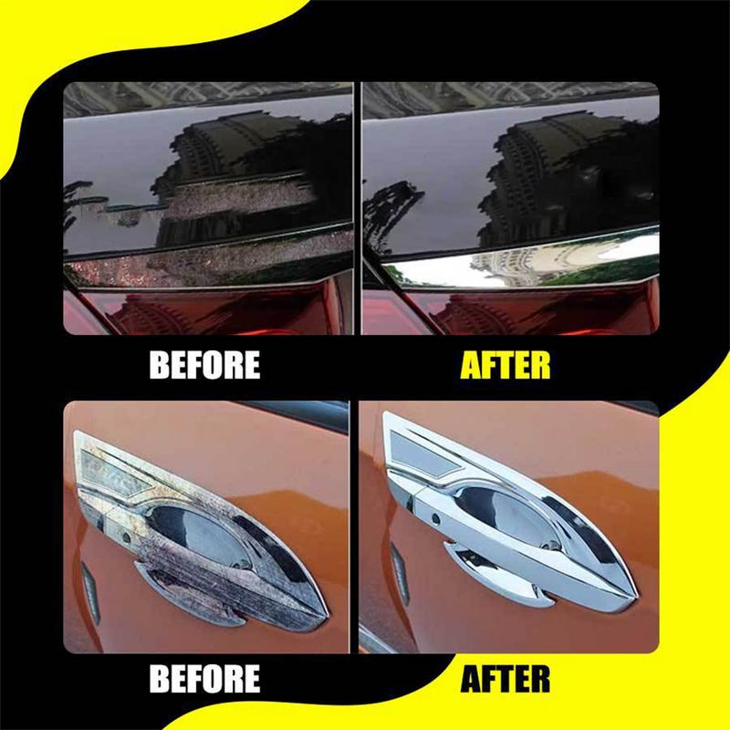 Chrome Cleaner Car Emblem Metal Cleaner Polishing Compound Car Chrome Plate Retreading Agent Metal Polish Restorer Car Rust