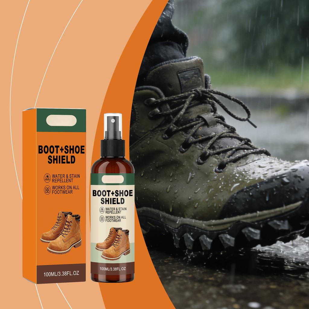 Boot and Shoe Shield Protector Spray and Stain for All Types of Footwear 100ml Long Lasting