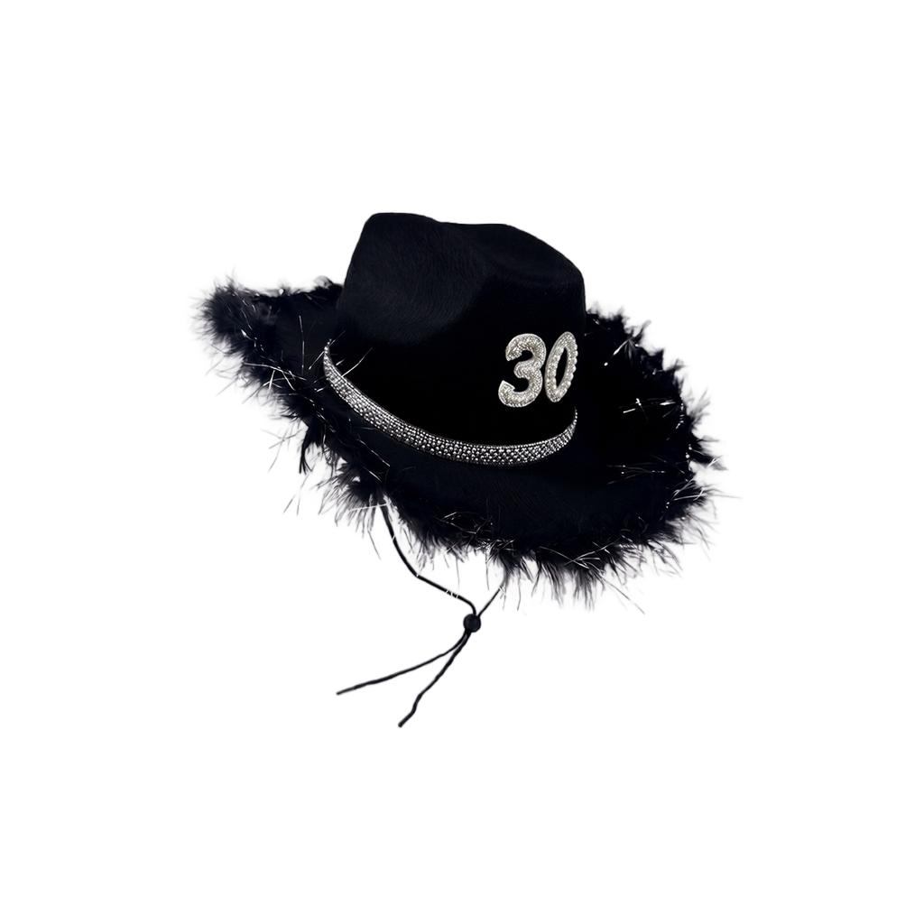 Adult Hat with and Number Design, Thread - Size 30