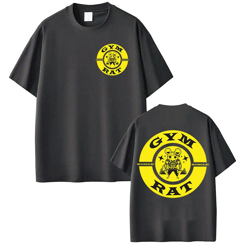 Anime Demon Slayer Uzui Tengen T Shirts Funny Ninja Muscular Mouse Cute Style T-shirt Fashion Oversized Cotton Short Sleeve Tees