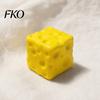 Stress Relief Tool Fake Cheese Squeeze Toy, Anxiety Cube Sensory Toy Slow Rising Pinch Home Office Relaxation Hand Exercise