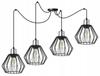 Hanging Lamp, Ceiling Chandelier, Wire Shade, Led