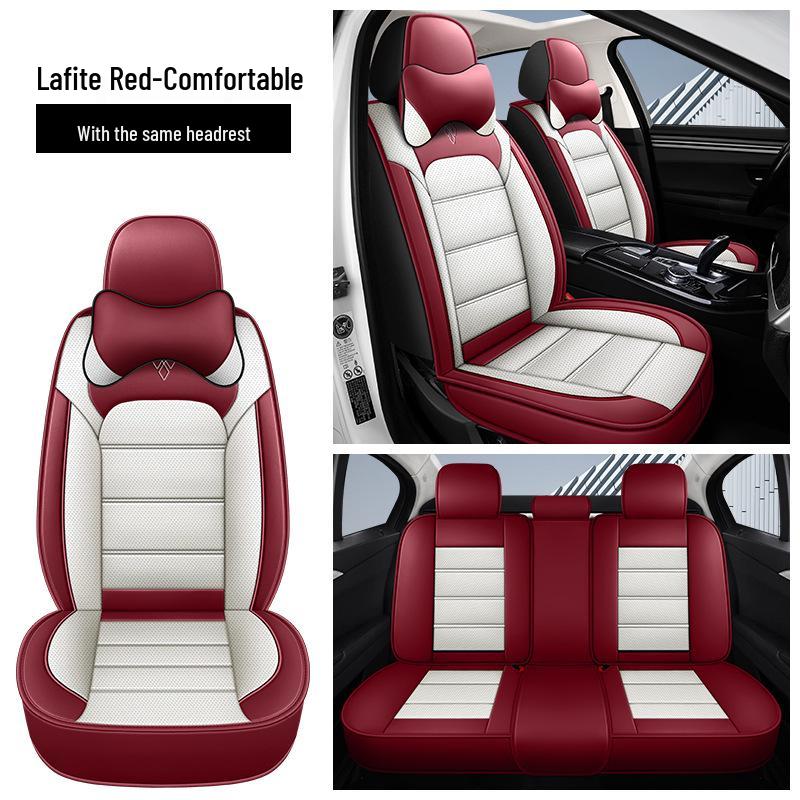 Universal Nappa Leather Car Seat Cover - Four Seasons, Full Coverage